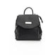 Baldinini Trend Black Leather Women Backpack