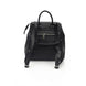 Baldinini Trend Black Leather Women Backpack