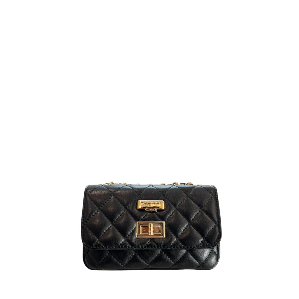 Baldinini Trend Black Leather Women Bag