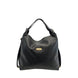 Baldinini Trend Black Leather Women Backpack