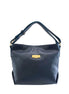Baldinini Trend Blue Cowhide Leather Women Shoulder Bag