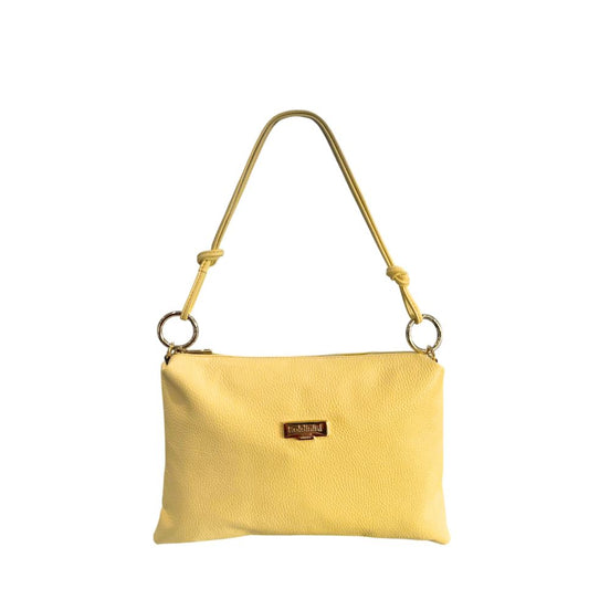 Baldinini Trend Yellow Leather Women Bag