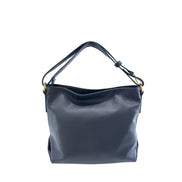 Baldinini Trend Blue Cowhide Leather Women Shoulder Bag