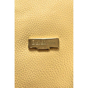 Baldinini Trend Yellow Leather Women Shoulder Bag