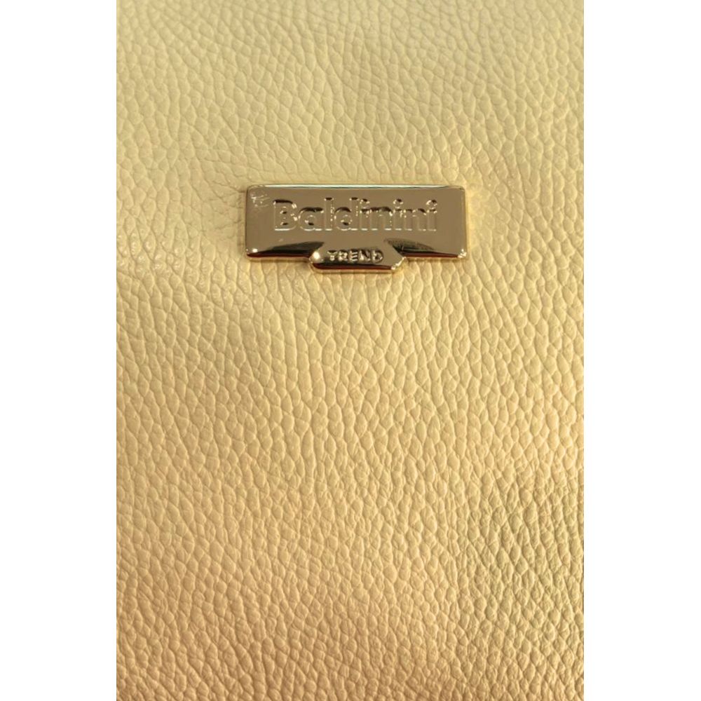 Baldinini Trend Yellow Leather Women Bag