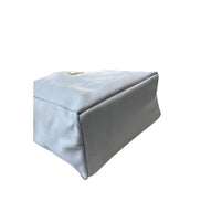 Baldinini Trend Blue Cowhide Clutch Bag