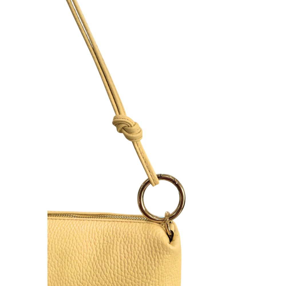 Baldinini Trend Yellow Leather Women Bag