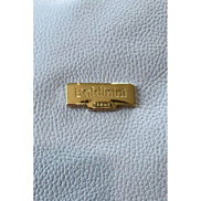Baldinini Trend Blue Cowhide Clutch Bag