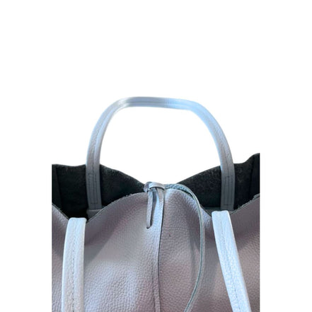 Baldinini Trend Blue Cowhide Clutch Bag