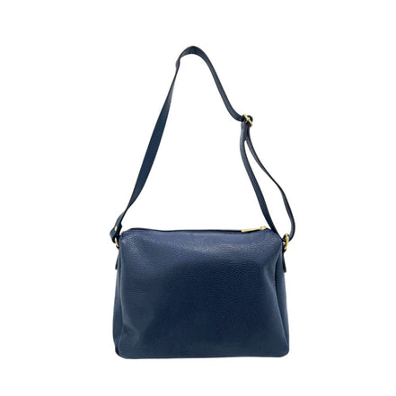 Baldinini Trend Blue Leather Women Crossbody Bag