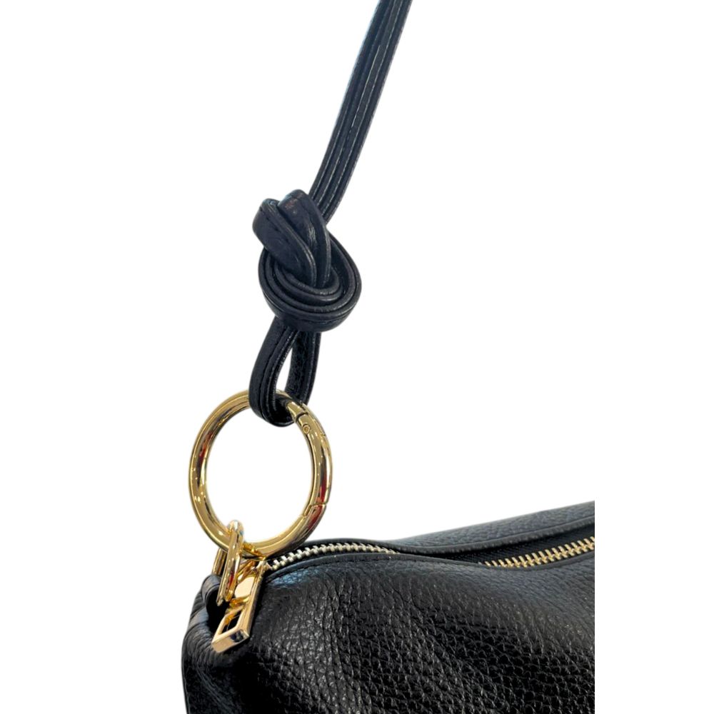 Baldinini Trend Black Leather Women Bag