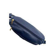Baldinini Trend Blue Leather Women Crossbody Bag