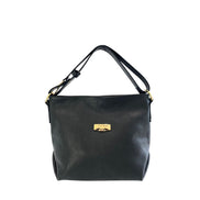 Baldinini Trend Black Leather Women Shoulder Bag