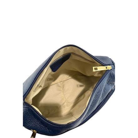 Baldinini Trend Blue Leather Women Crossbody Bag