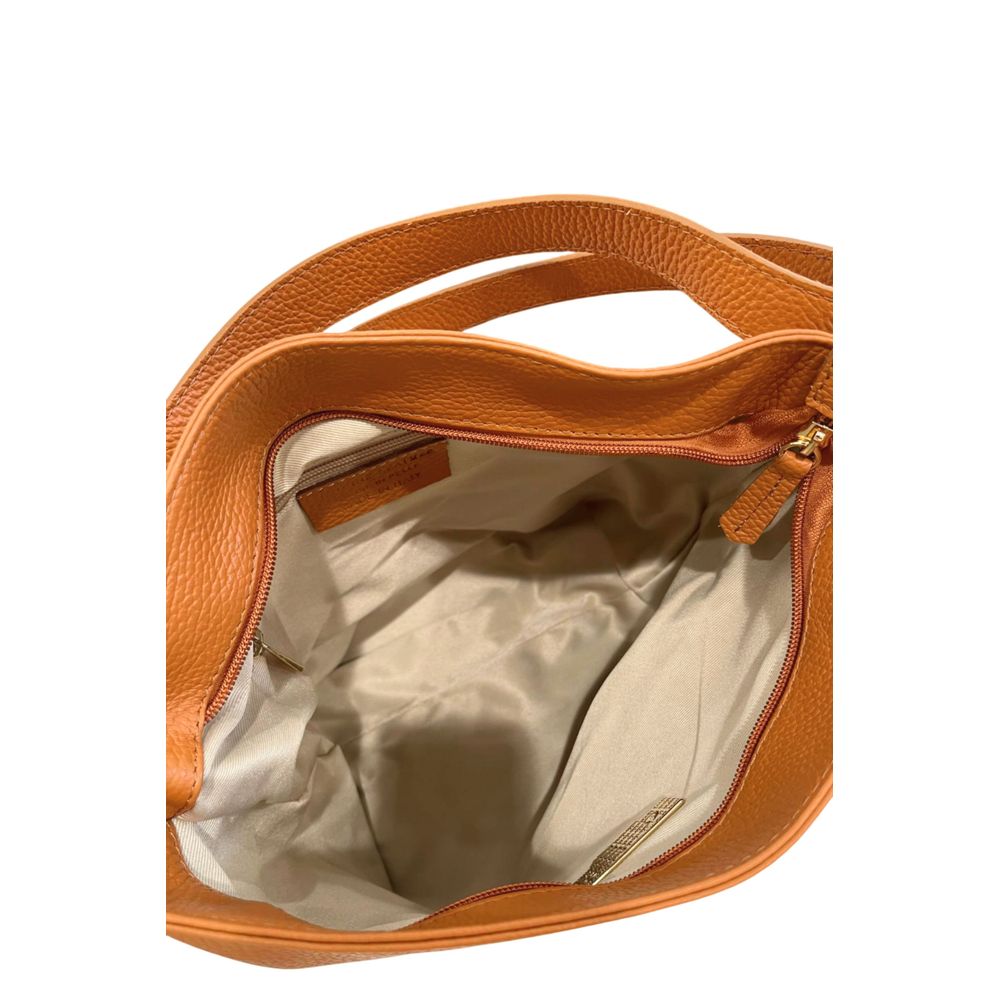 Baldinini Trend Brown Leather Women Shoulder Bag