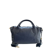 Baldinini Trend Blue Leather Women Handbag