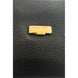 Baldinini Trend Black Cowhide Leather Women Crossbody