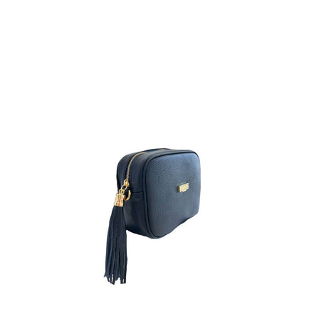 Baldinini Trend Blue Leather Women Crossbody Bag