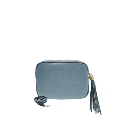 Baldinini Trend Blue Leather Women Crossbody Bag