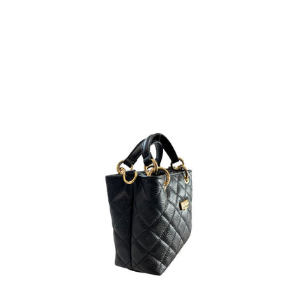 Baldinini Trend Black Leather Women Handbag