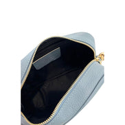 Baldinini Trend Blue Leather Women Crossbody Bag