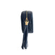 Baldinini Trend Blue Leather Women Crossbody Bag
