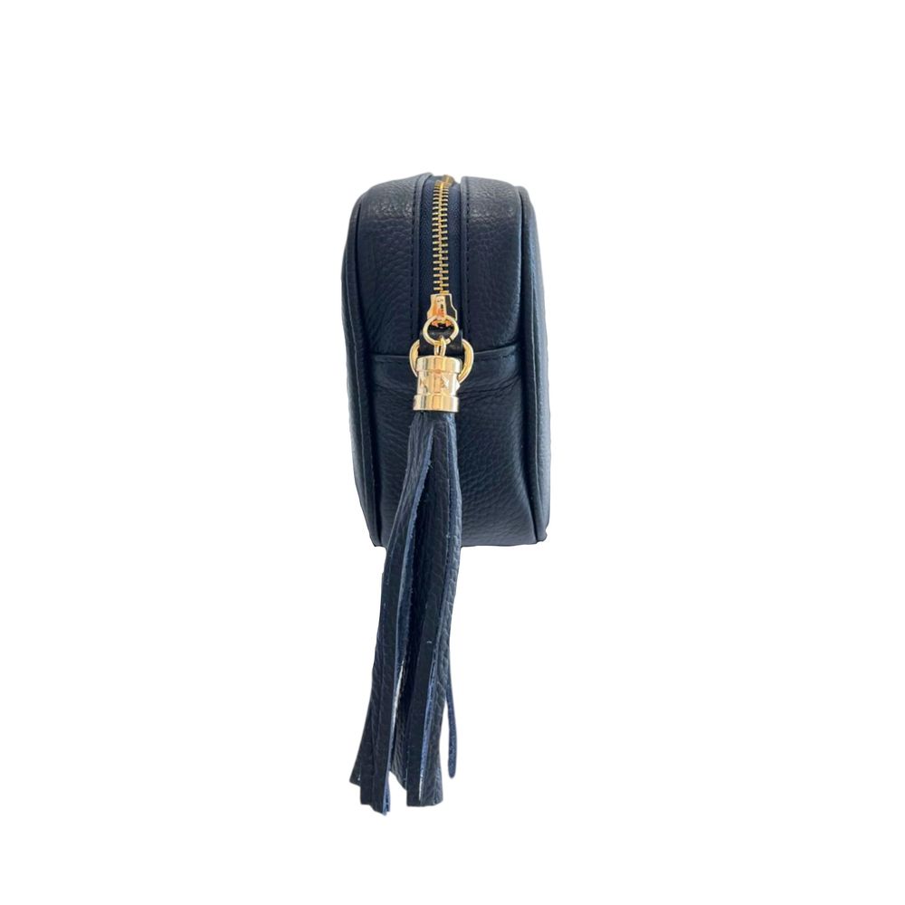 Baldinini Trend Blue Leather Women Crossbody Bag