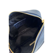 Baldinini Trend Blue Leather Women Crossbody Bag