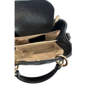 Baldinini Trend Black Leather Women Handbag