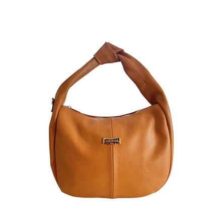 Baldinini Trend Brown Leather Women Shoulder Bag