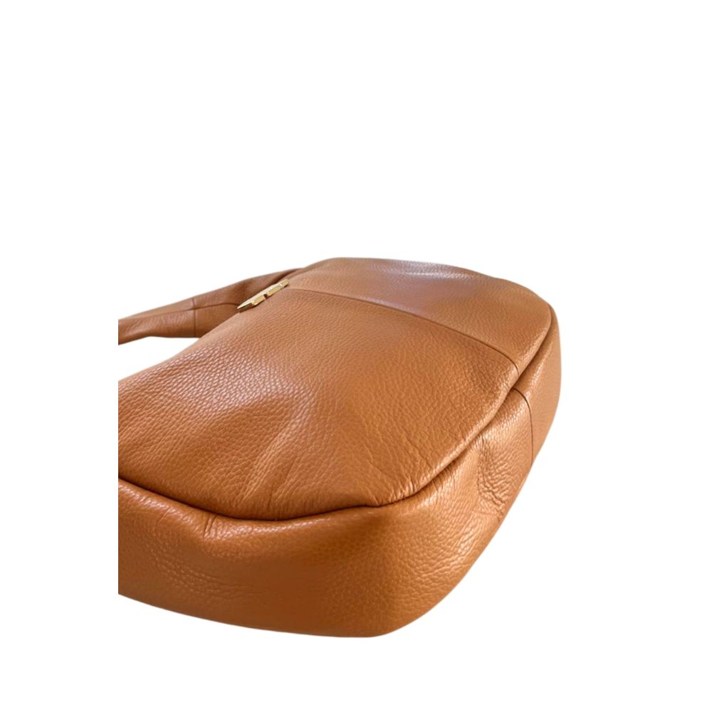 Baldinini Trend Brown Leather Women Shoulder Bag