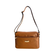 Baldinini Trend Brown Leather Women Crossbody Bag