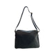 Baldinini Trend Black Leather Women Crossbody Bag