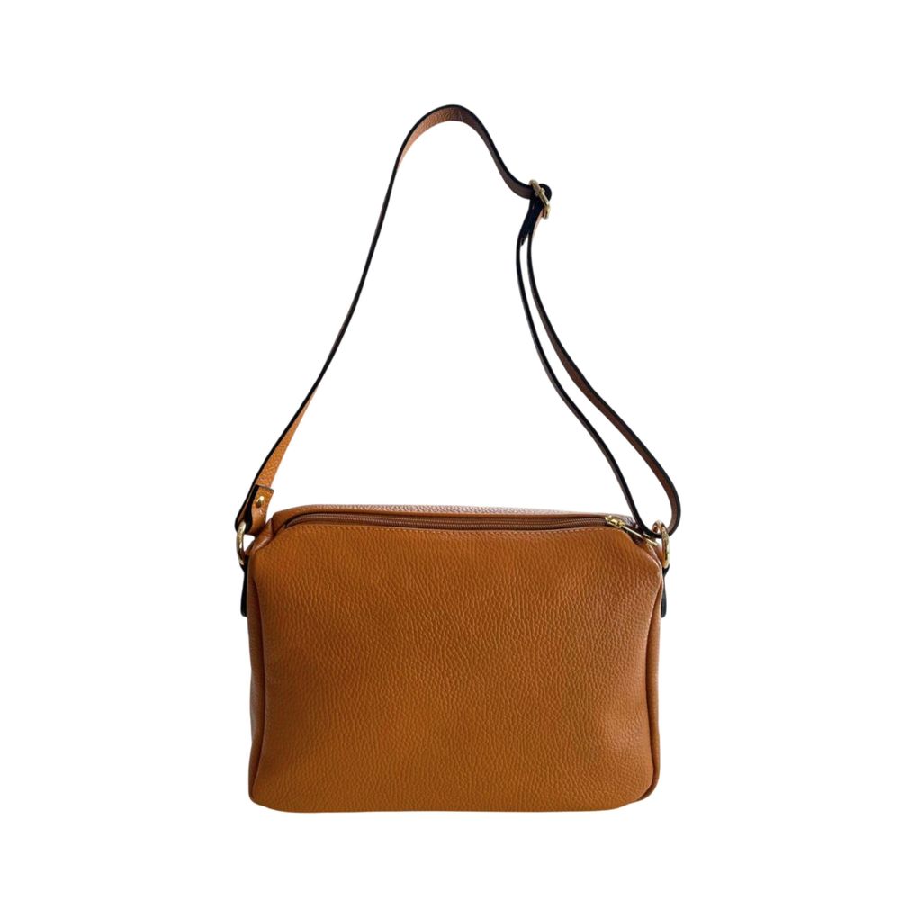 Baldinini Trend Brown Leather Women Crossbody Bag