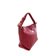 Baldinini Trend Red Leather Women Shoulder Bag