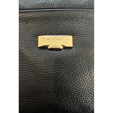 Baldinini Trend Black Leather Women Crossbody Bag