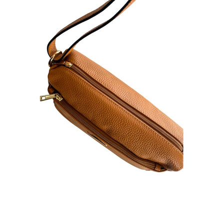 Baldinini Trend Brown Leather Women Crossbody Bag
