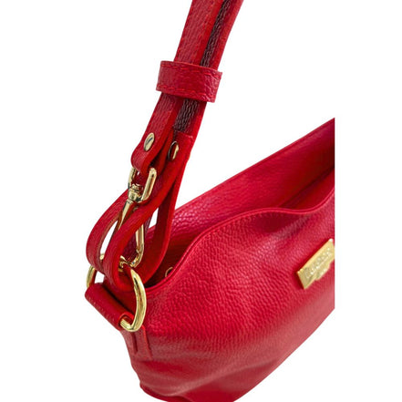 Baldinini Trend Red Leather Women Bag