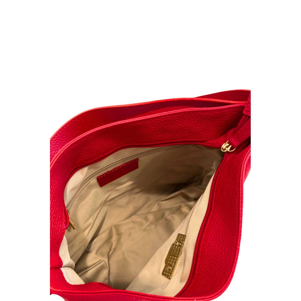 Baldinini Trend Red Leather Women Bag