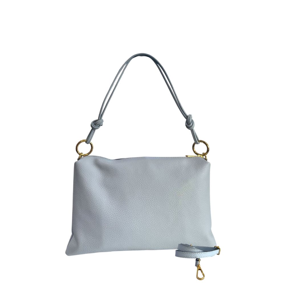 Baldinini Trend Blue Leather Women Bag