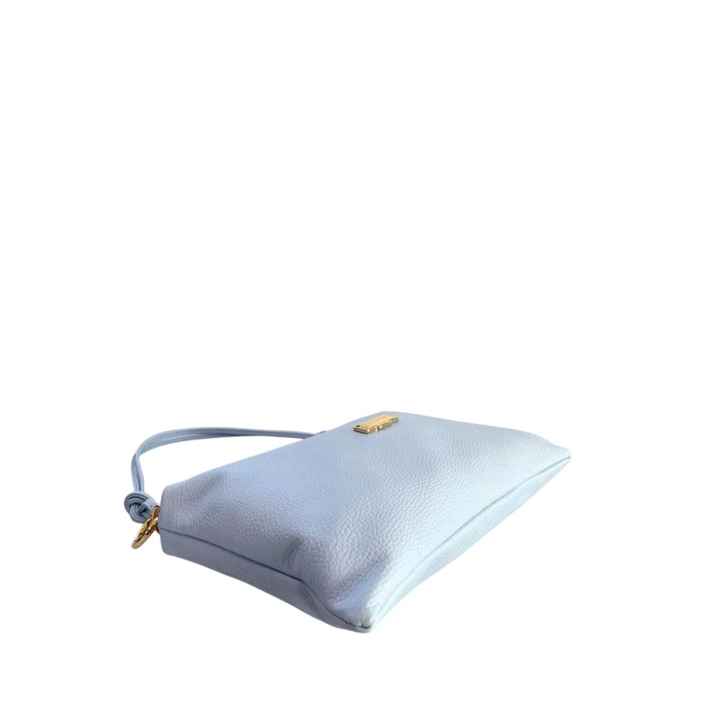 Baldinini Trend Blue Leather Women Bag