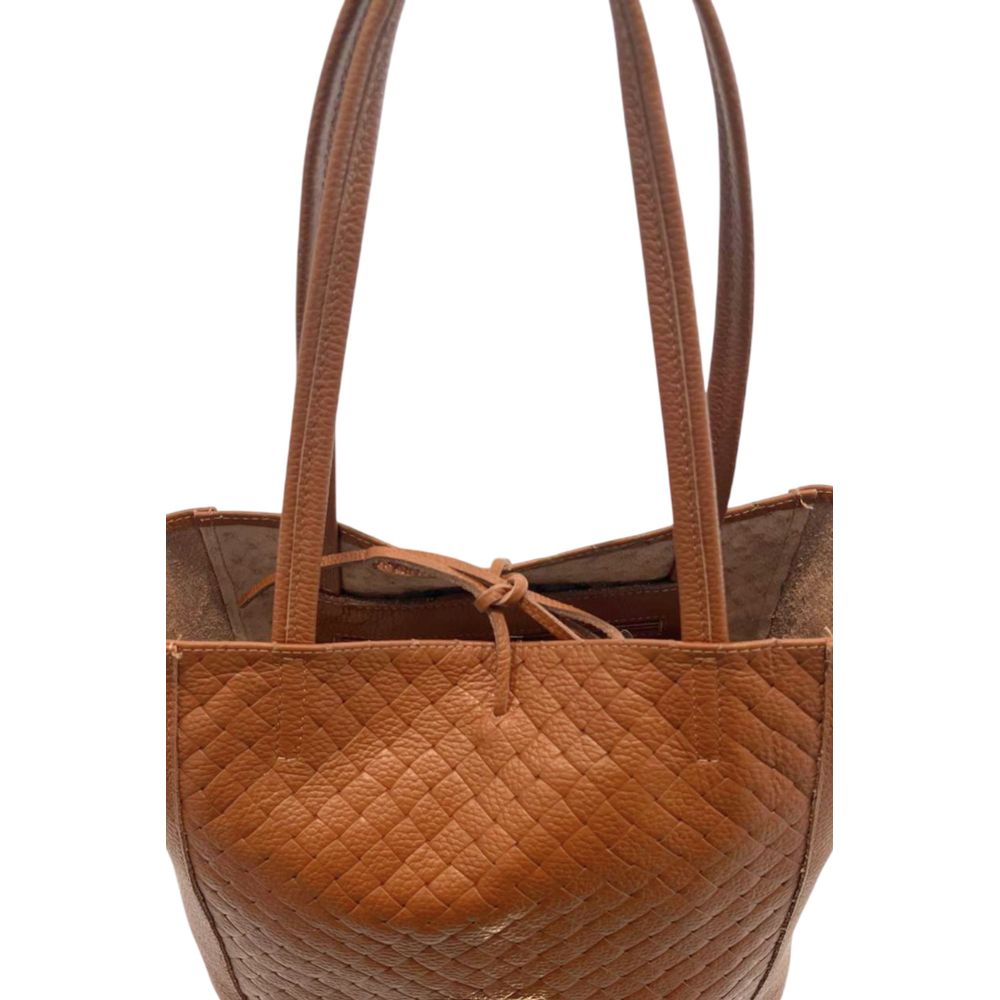 Baldinini Trend Brown Leather Women Bag