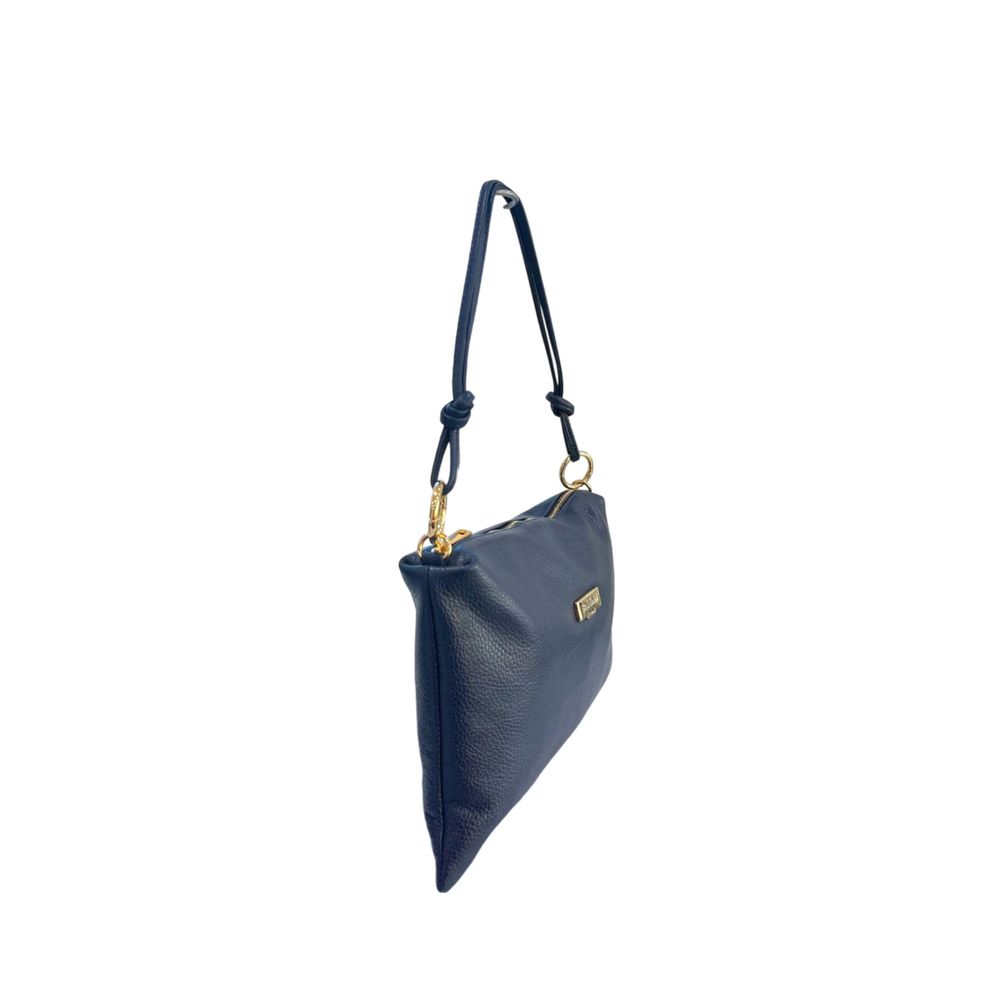 Baldinini Trend Blue Cow Women Bag