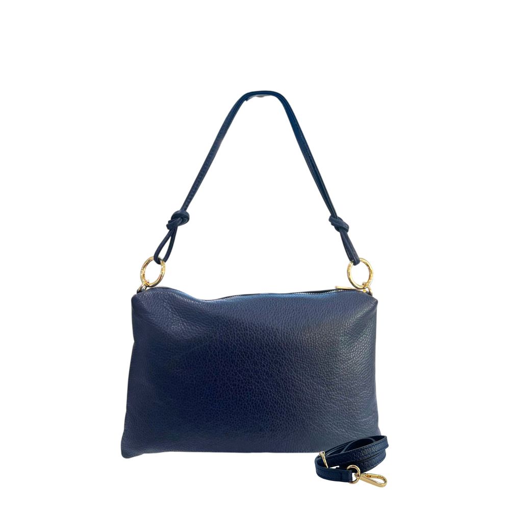 Baldinini Trend Blue Cow Women Bag