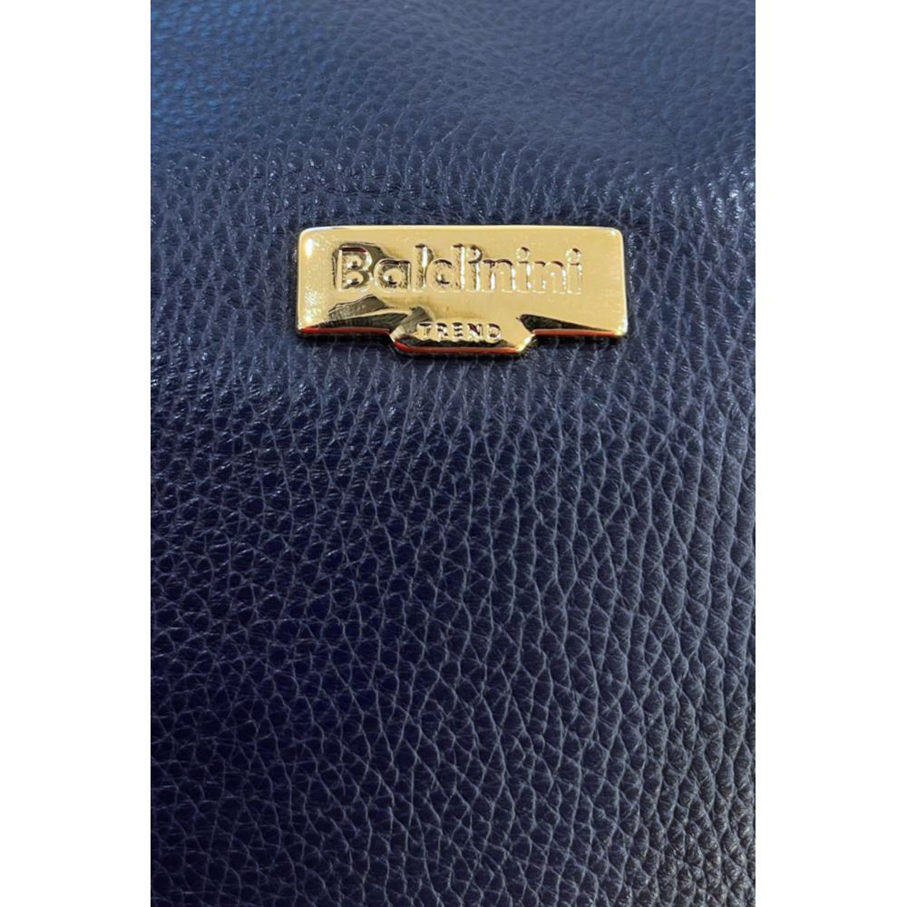 Baldinini Trend Blue Cow Women Bag