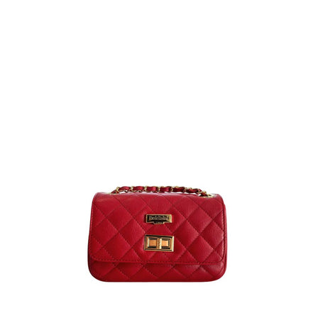 Baldinini Trend Red Leather Women Crossbody Bag
