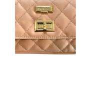 Baldinini Trend Pink Leather Women Crossbody Bag