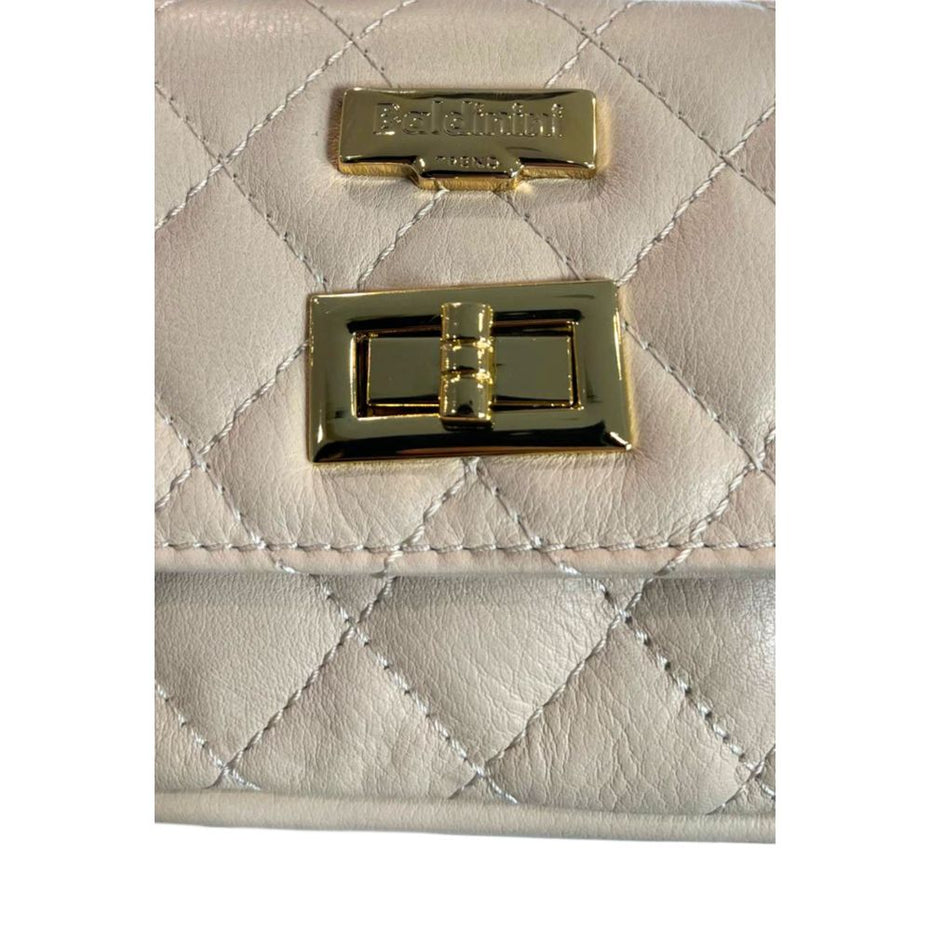 Baldinini Trend Beige Leather Women Bag