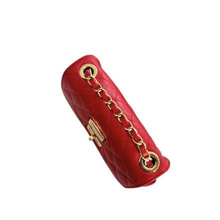 Baldinini Trend Red Leather Women Crossbody Bag
