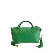 Baldinini Trend Green Leather Women Handbag